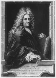 Antoine Coypel, after a Self Portrait, engraved by Jean Baptiste Masse